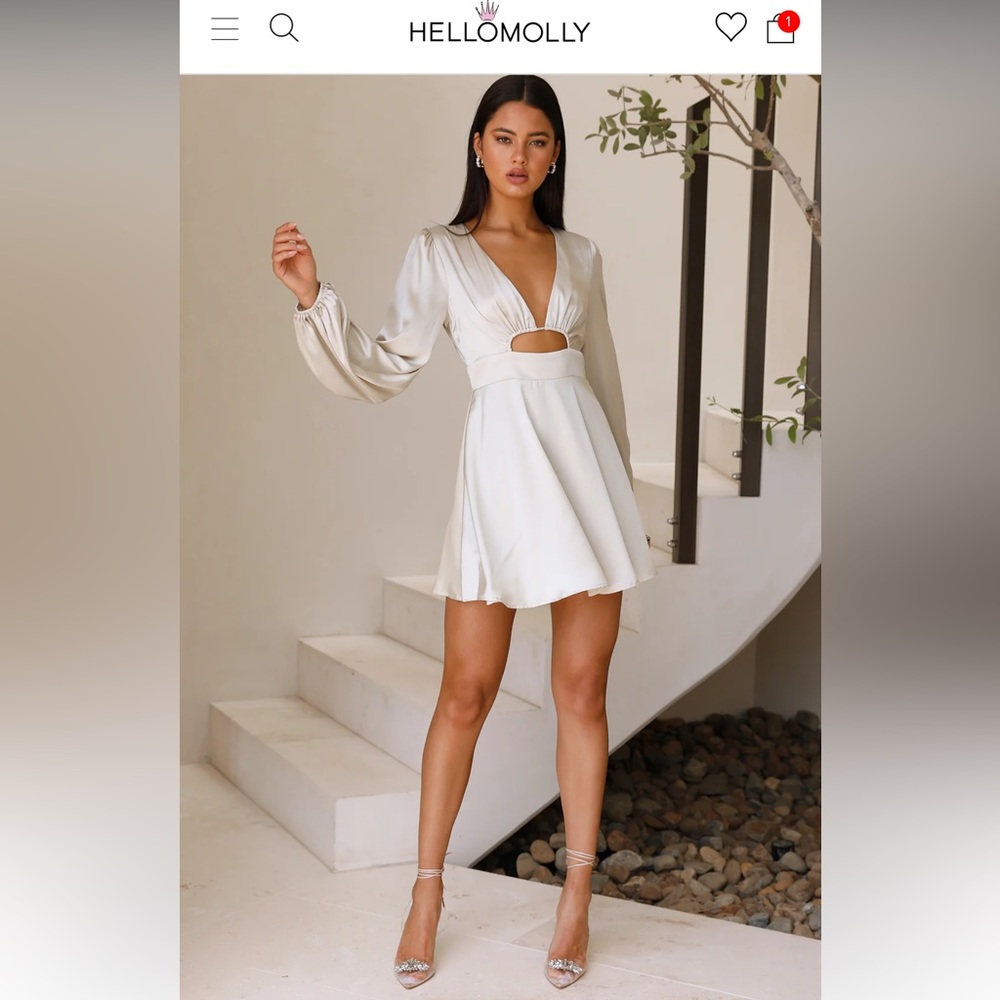 Hello Molly Long Sleeve Mini Dress